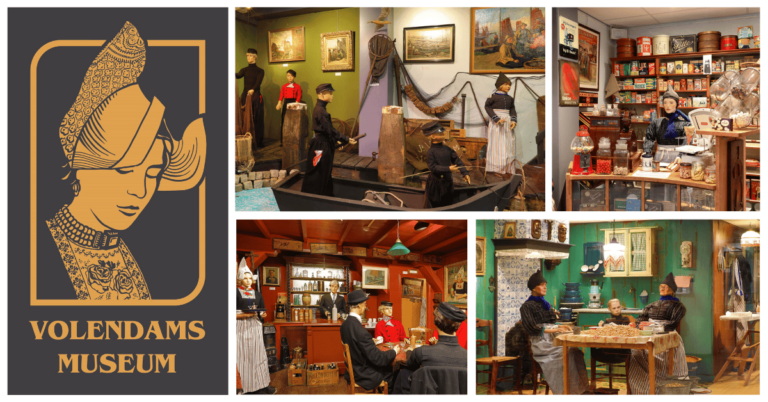 Film over het ontstaan van Volendam in de historische visafslag — museum-expo in Volendam
